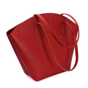 TOTE SHOULDER RED - LEFTOVER